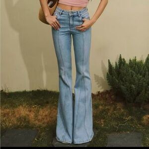 COMMENSE bell bottoms denim jeans